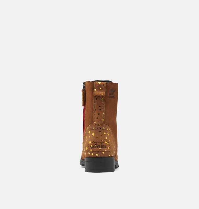 Sorel Barn Stövlar Brun - Youth Emelie™ Short Lace - WPE-581072